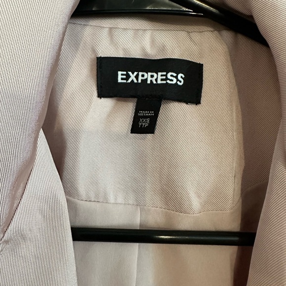 Express Women's Trench Coat - Soft Pink - Picture 3 of 4